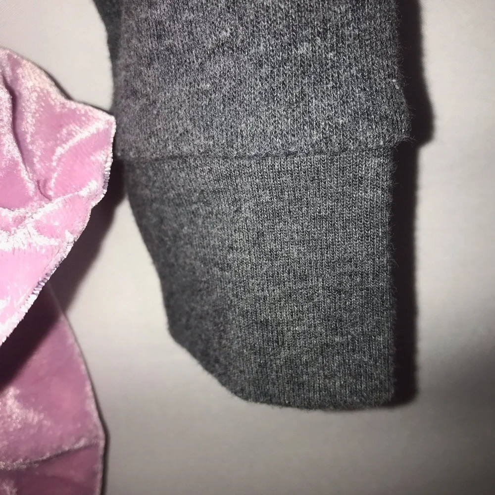 Crewcuts Grey & Pink Velvet Dress - Picture 11 of 16